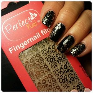 NWT Gold Leopard Print Nail Art Films